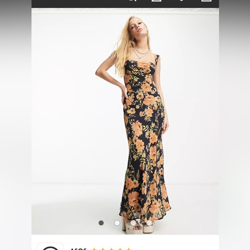 Sisters of the Tribe cold shoulder maxi dress